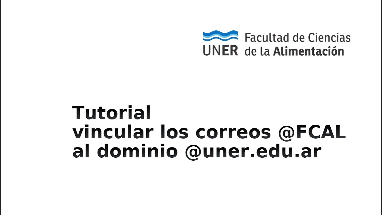 Vincular cuenta @FCAL con tu nueva cuenta @uner.edu.ar