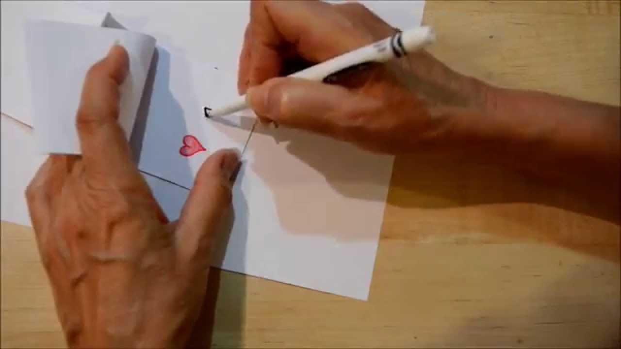 How To Draw a Quick and Easy Flip Book - Arrow Through A Heart